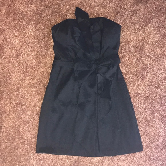 Little Black Strapless Dress Sz Small - Picture 2 of 3